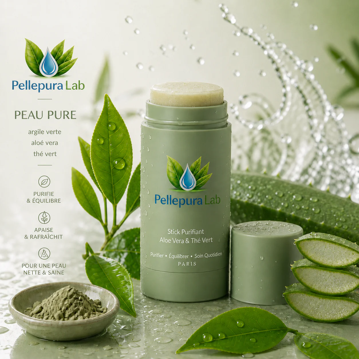 PellepuraLab -  stick visage purifiant
